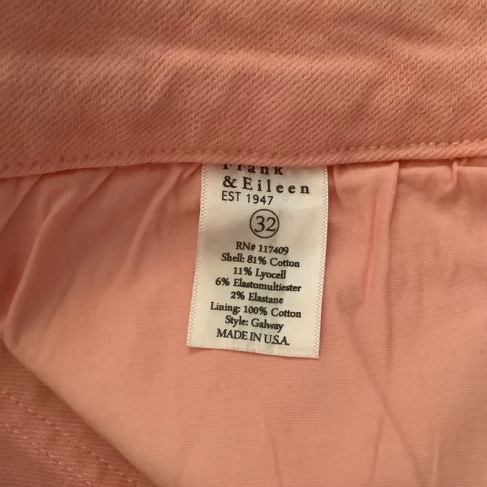 Frank & Eileen Galway Wide Leg Cropped Jeans Taffy SZ 32/12 - Picture 11 of 15